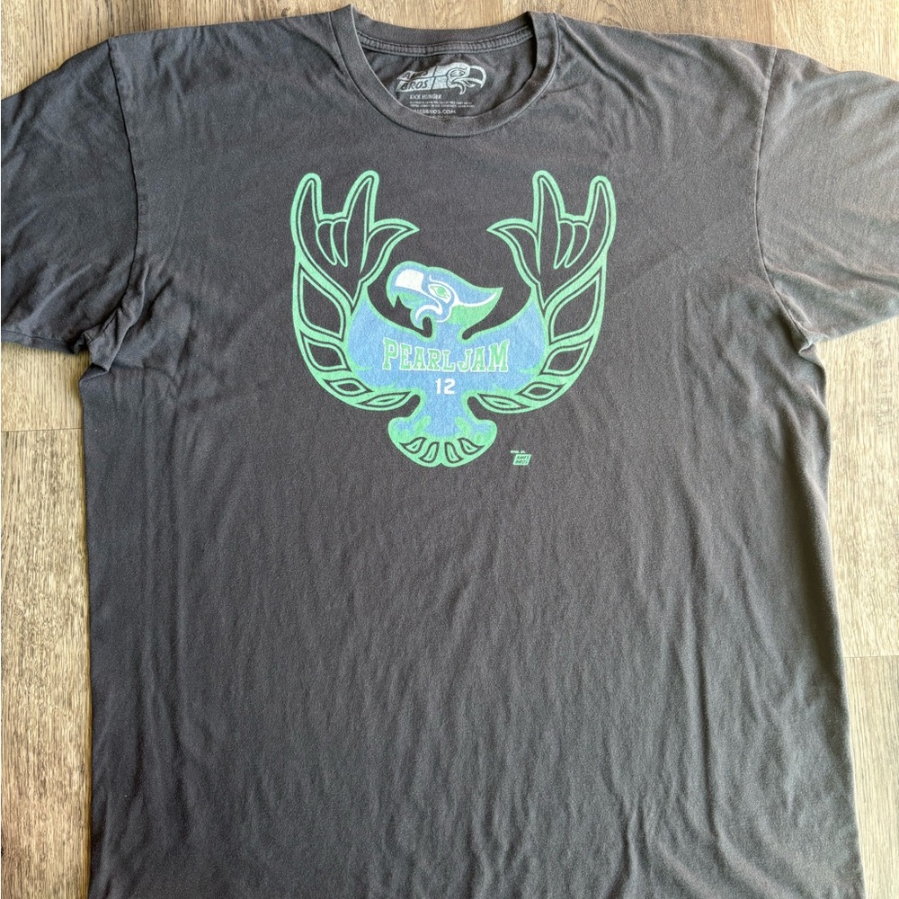 Rare Ames Bros x Pearl Jam x Seattle Seahawks Tee Sz.XXL